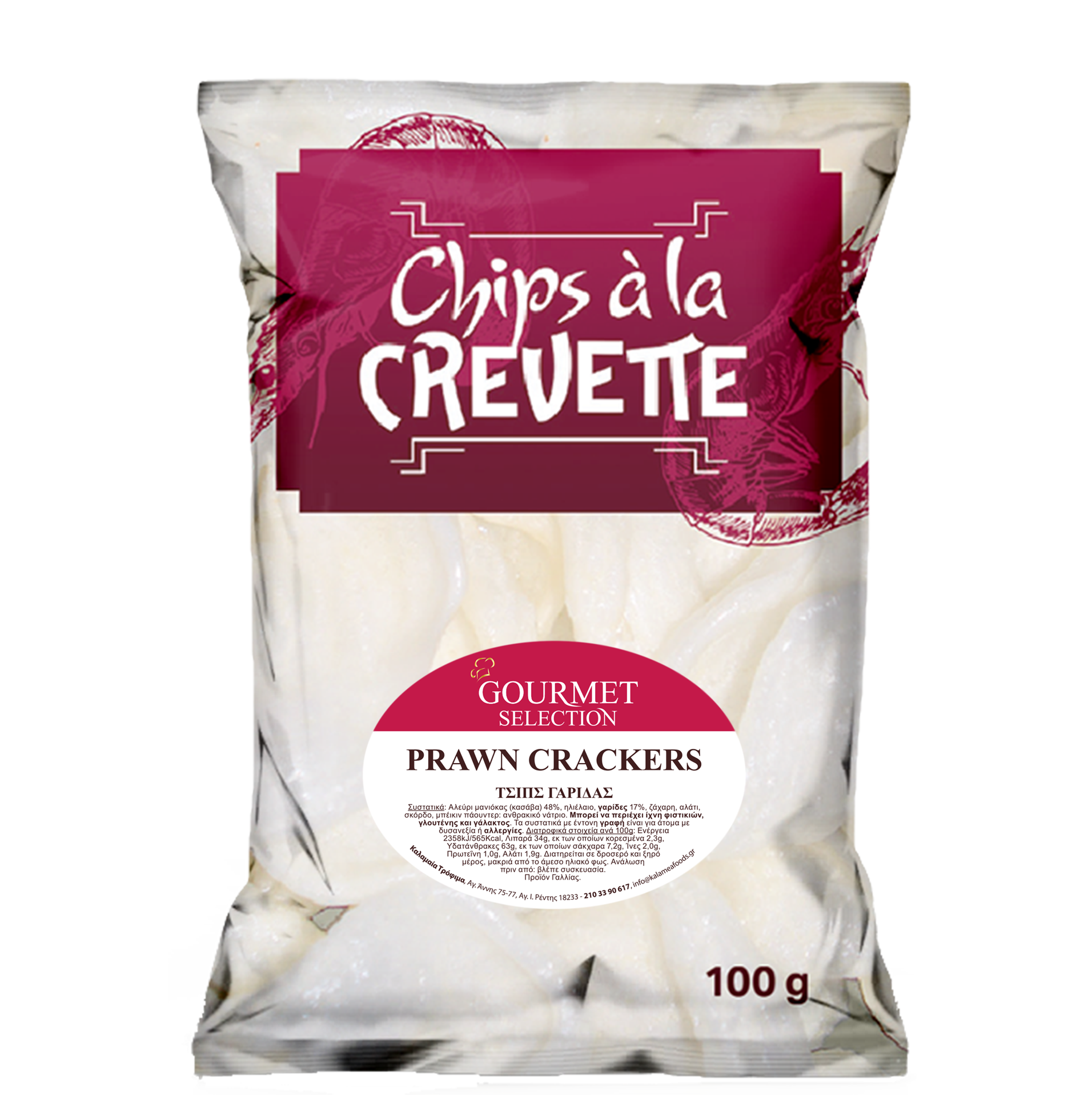 Prawn Crackers 100gr Gourmet Selection